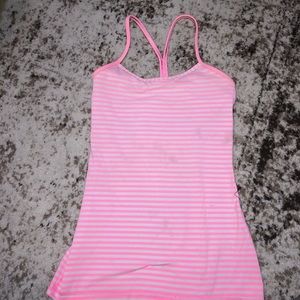 LULULEMON pink tank top